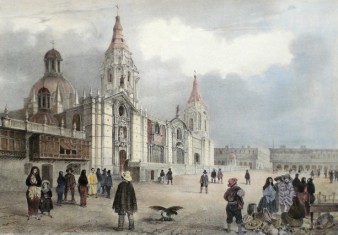 Lima cathedral 1846